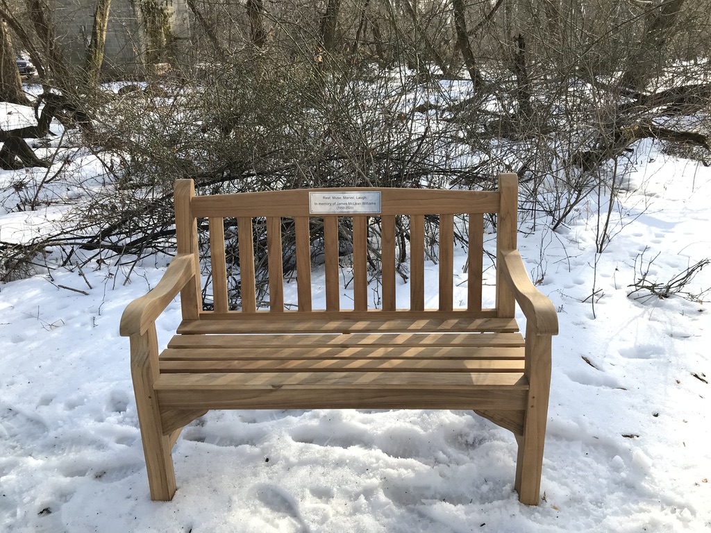 Memorial bench, 2021